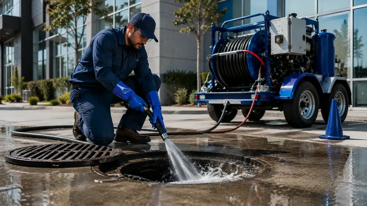 Commercial Hydro Jet Drain Cleaning in Kingsburg