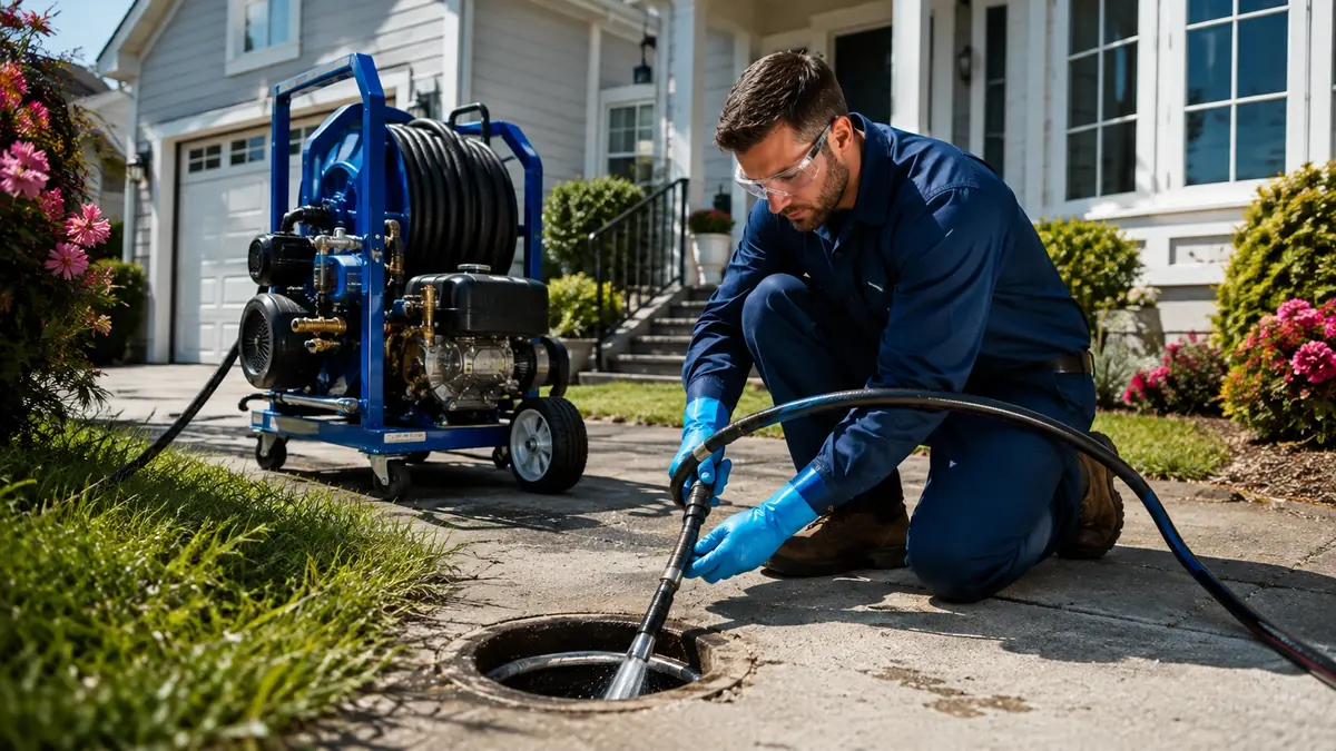 Residential Hydro Jet Drain Cleaning in Kingsburg