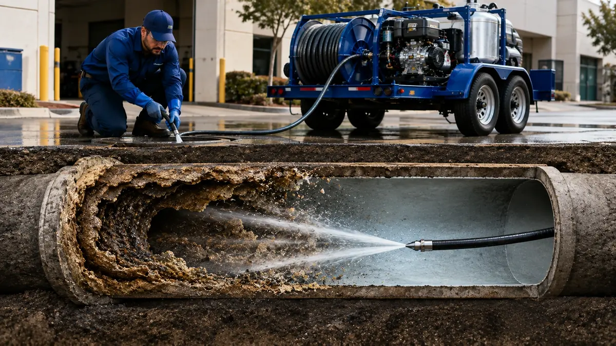 Sewer Pipe Descaling in Kingsburg